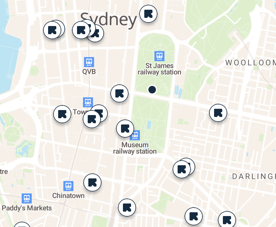 hyde park luggage storage map